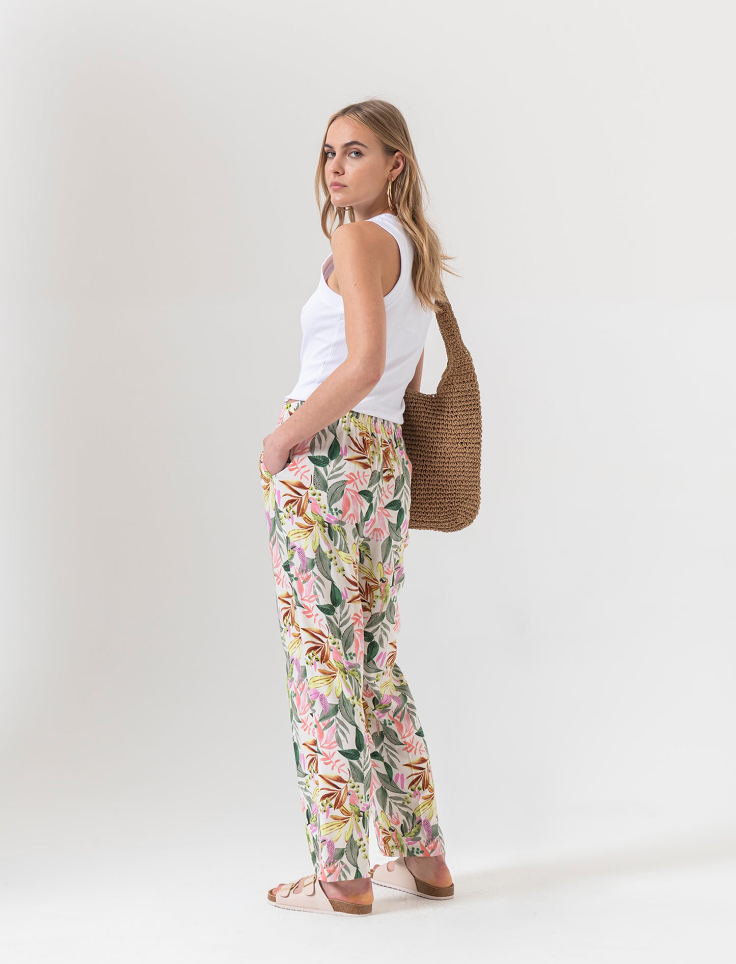 Pantalone stampato da donna - var 1