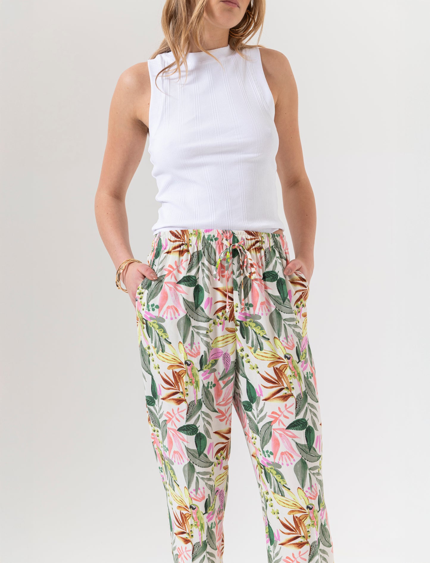 Pantalone stampato da donna - var 1