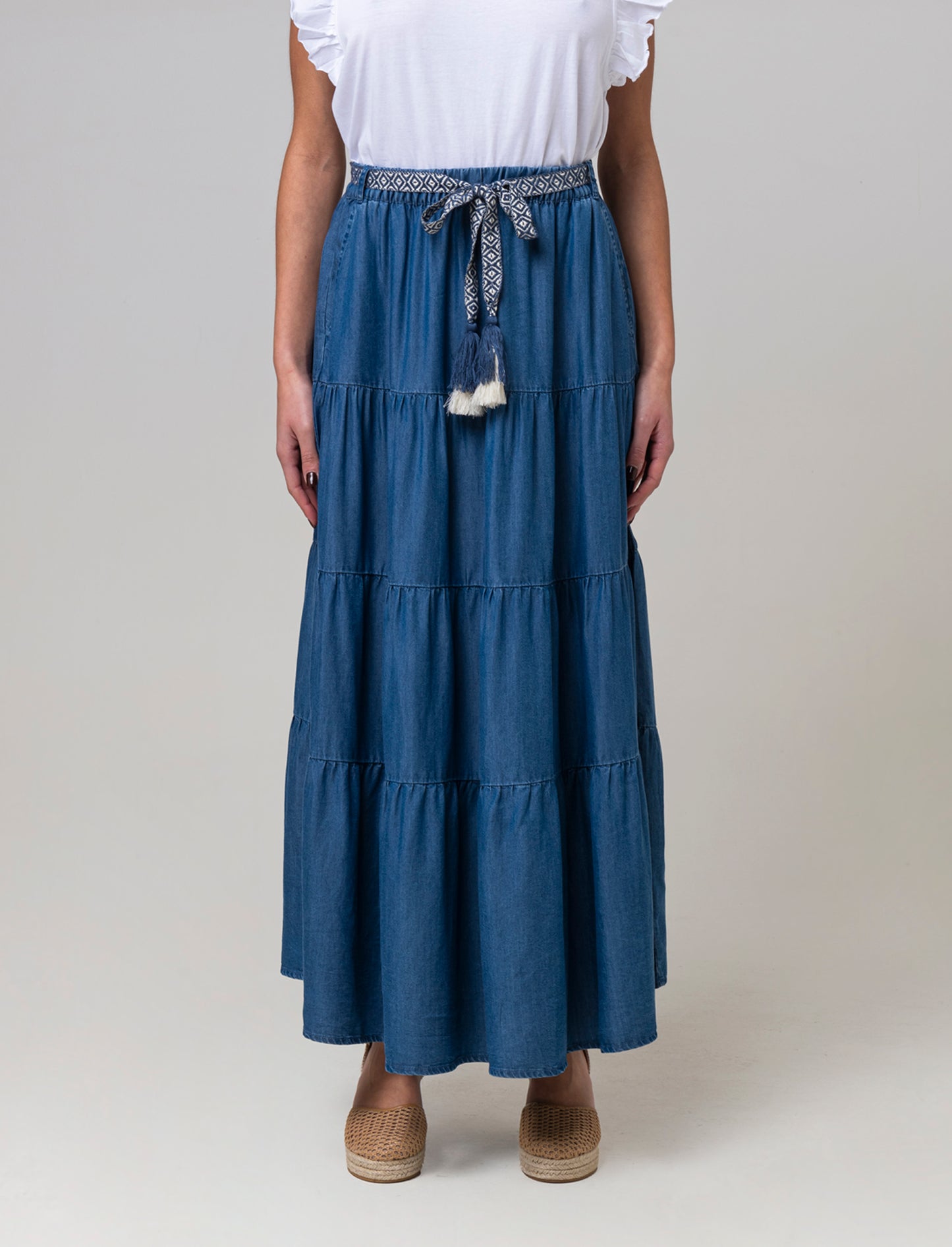 Gonna lunga da donna - DENIM SCURO