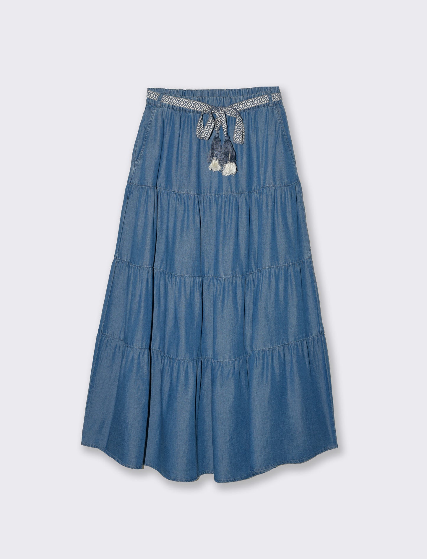 Gonna lunga da donna - DENIM SCURO