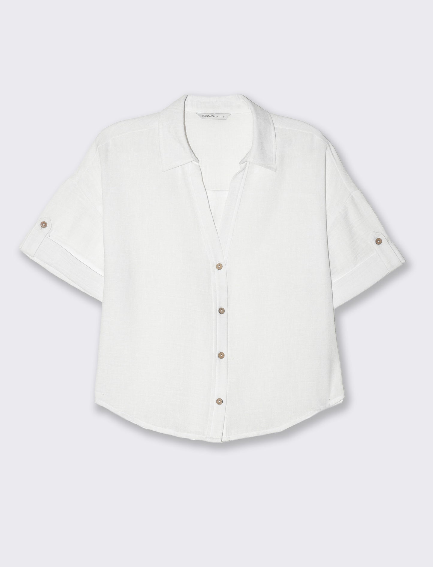 Woman's short sleeve shirt - White