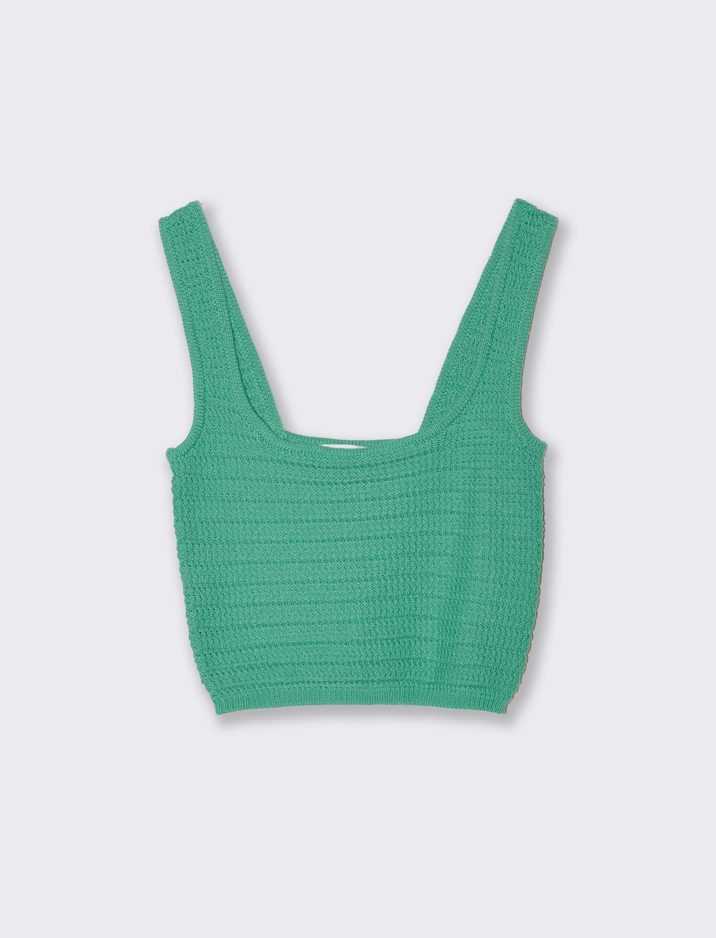 Top crochet da donna - Verde smeraldo