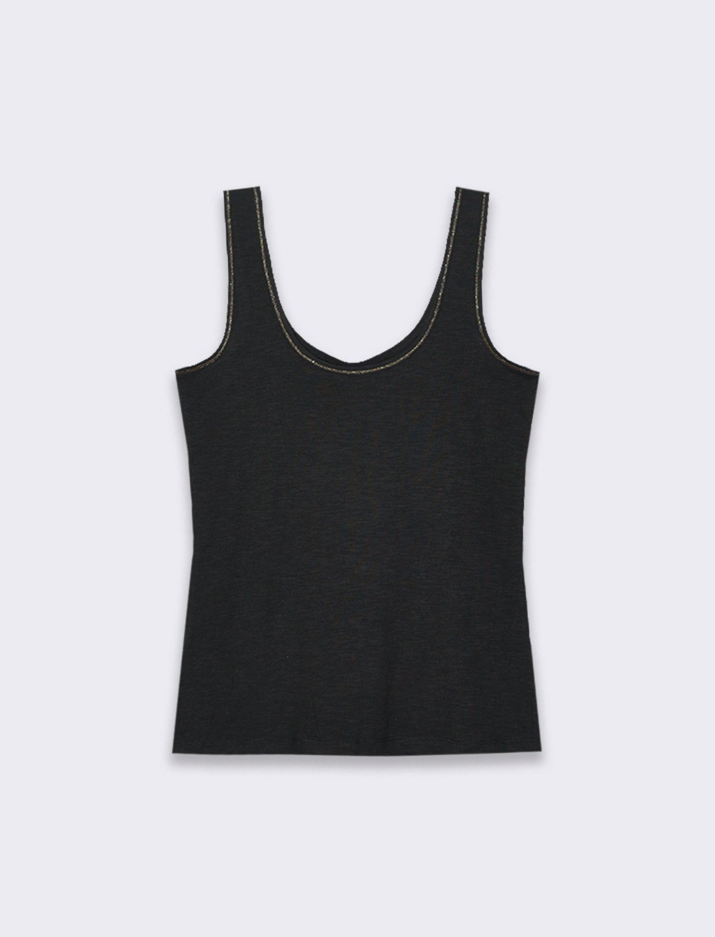Top con passamaneria da donna - Nero