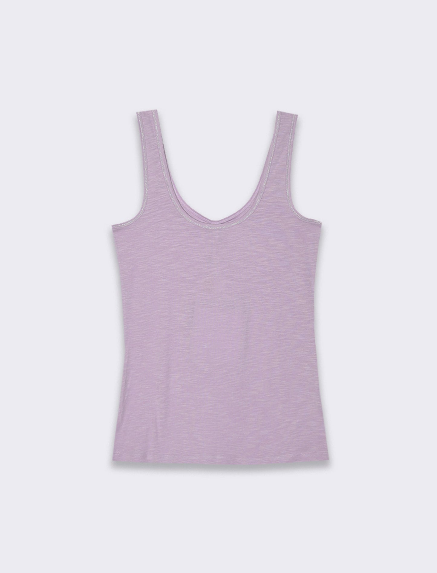 Top con passamaneria da donna - Viola glicine