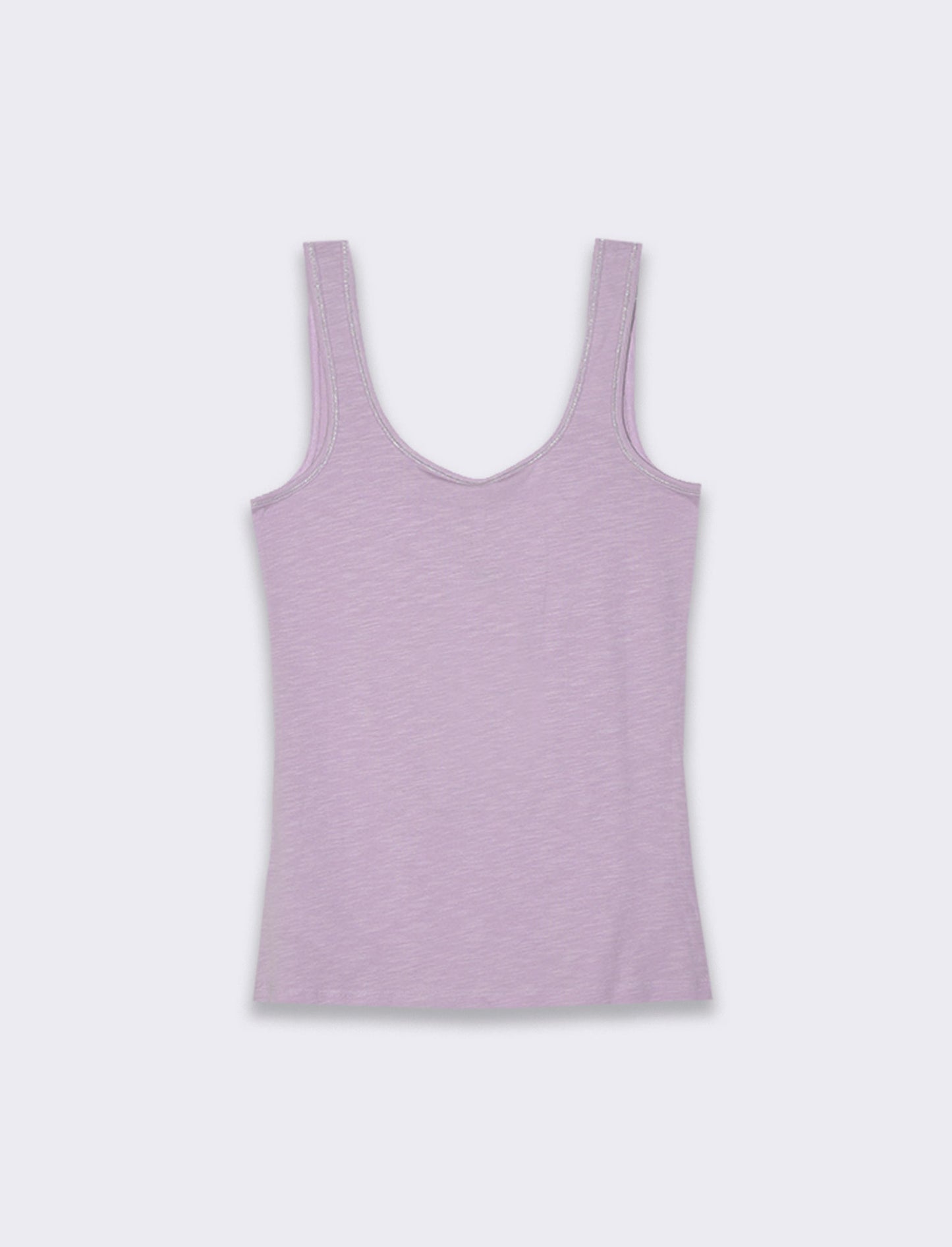Top con passamaneria da donna - Viola glicine