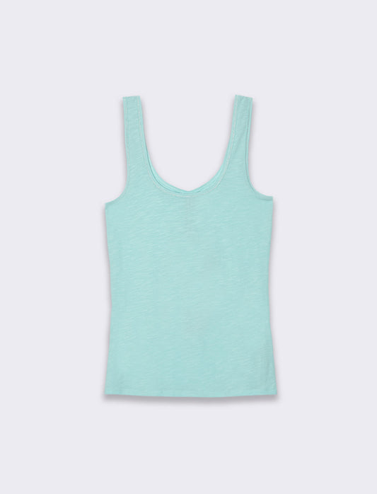 Top con passamaneria da donna - ACQUA