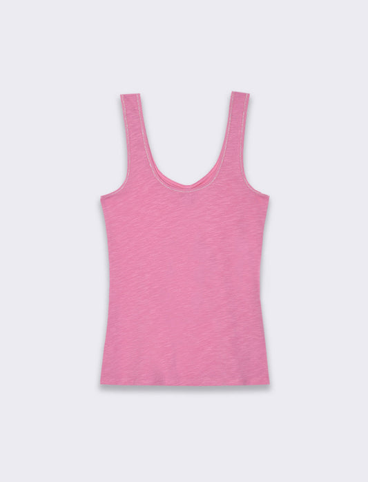 Top con passamaneria da donna - Rosa