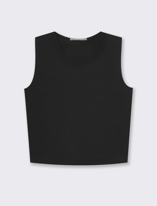 Top basico da donna - Nero