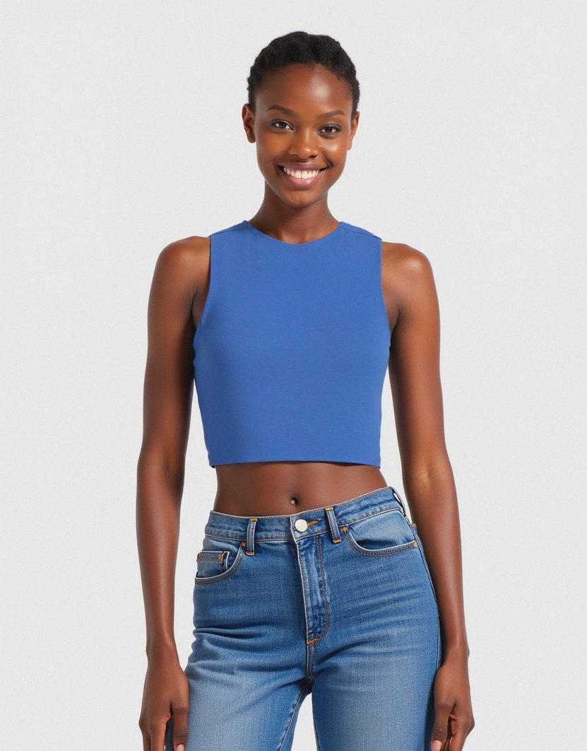 Top basico da donna - Bluette