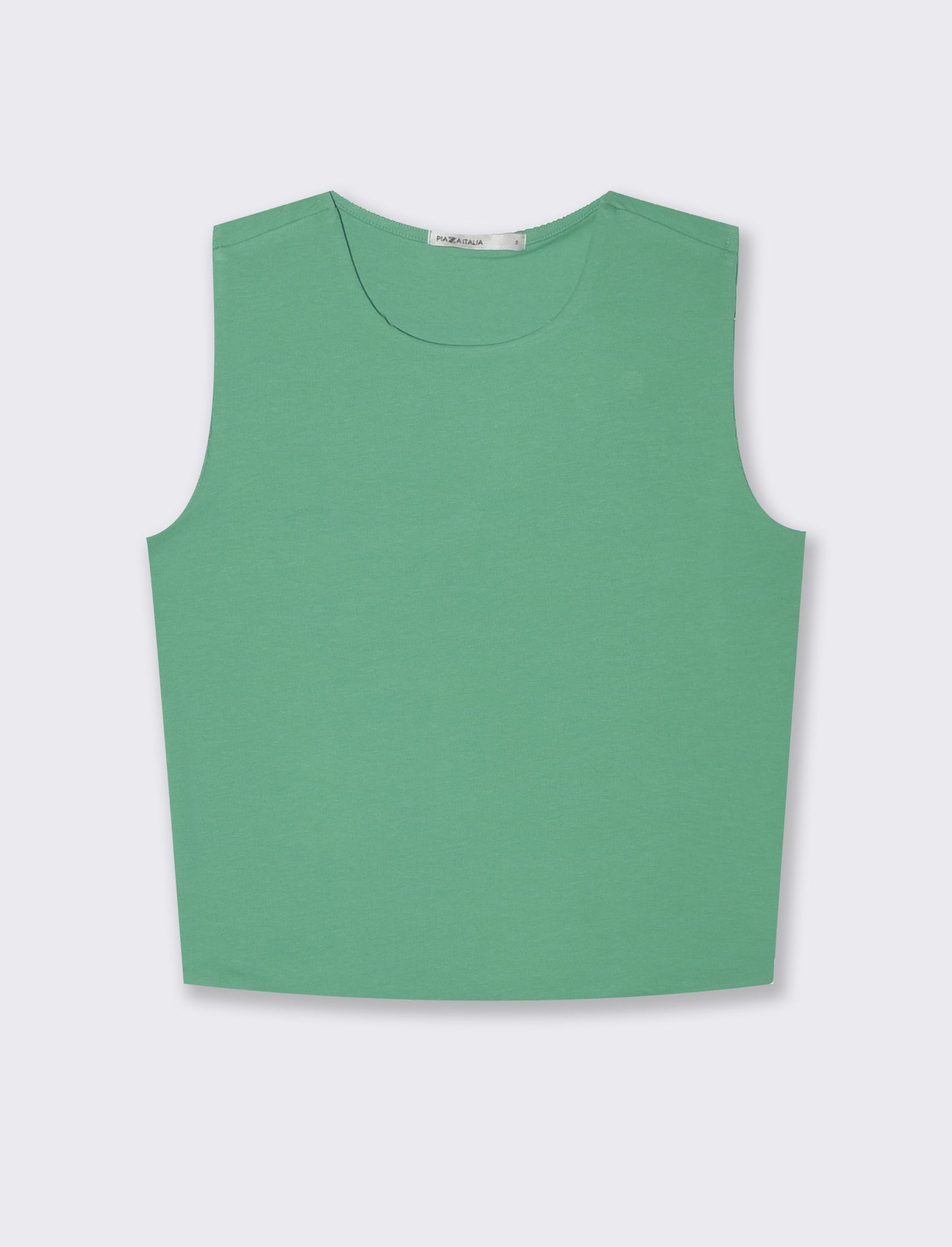Top basico da donna - Verde smeraldo