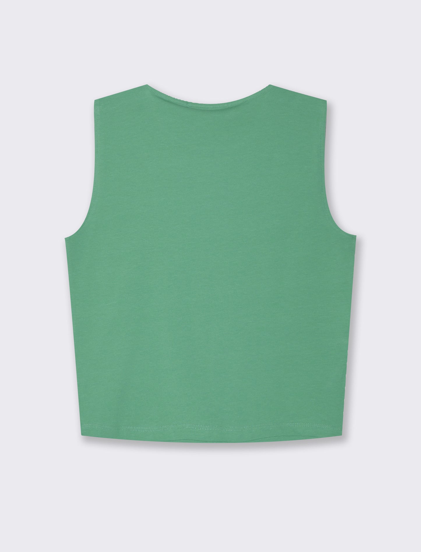 Top basico da donna - Verde smeraldo