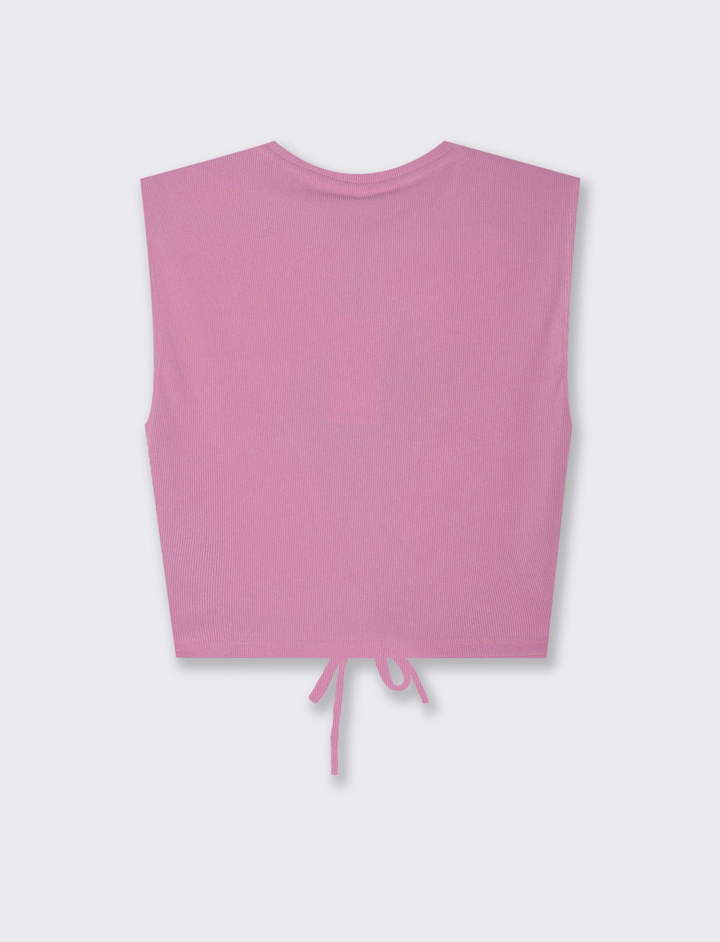 Top con coulisse da donna - Rosa