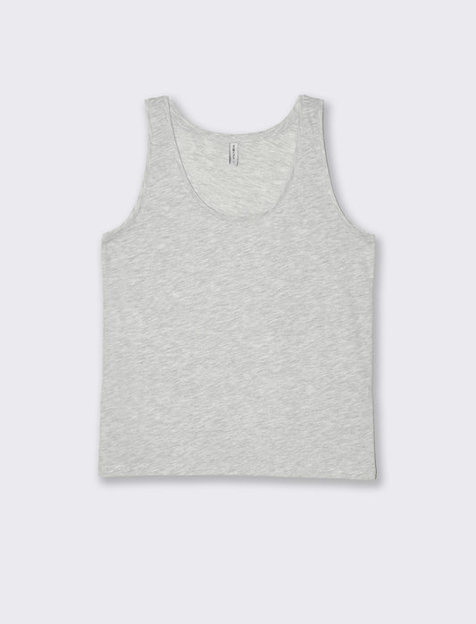 Woman's basic tank top for everyday wear - Grey