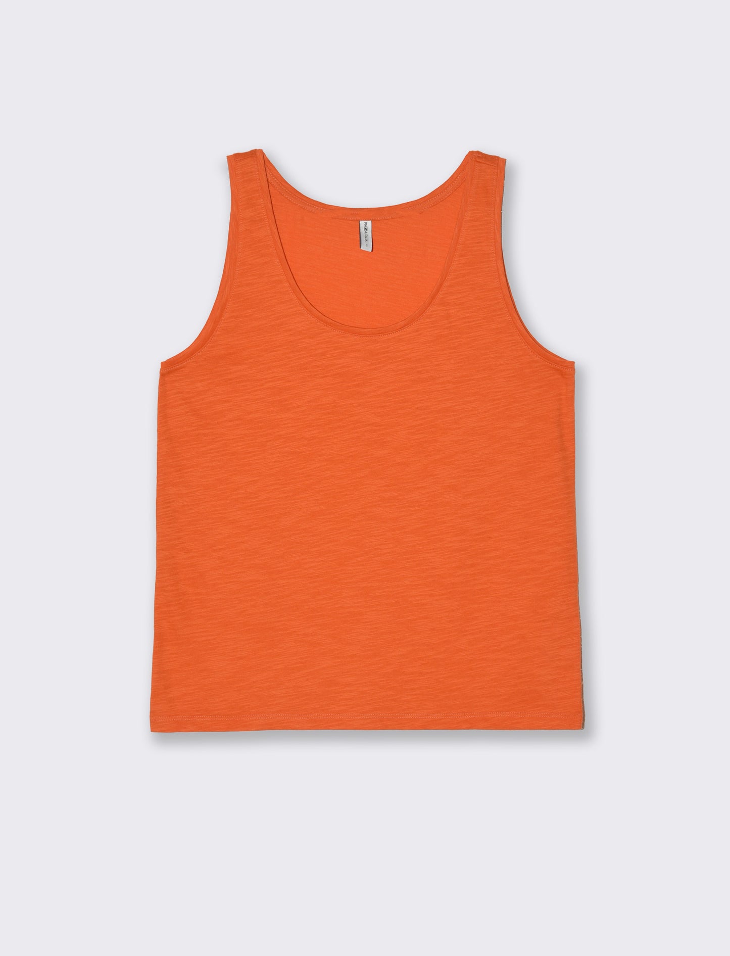 Woman's basic tank top for everyday wear - Orange