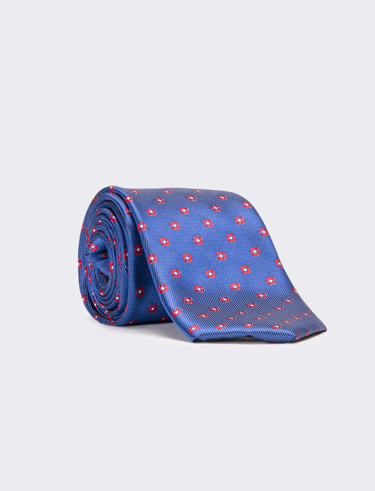 Cravatta uomo - Blu-rosso