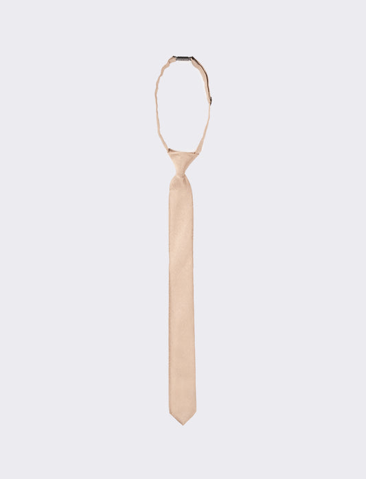 Cravatta nodo bambino - Beige