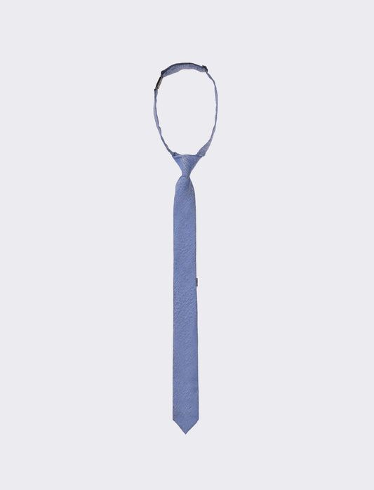 Cravatta nodo bambino - Denim