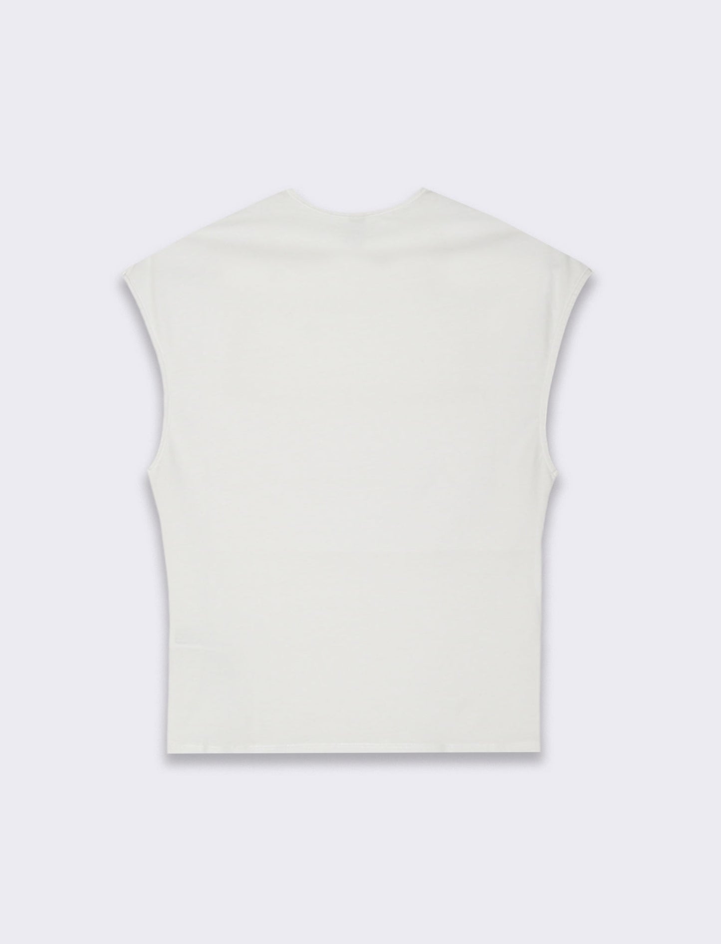 T-shirt scollo quadrato da donna - Bianco