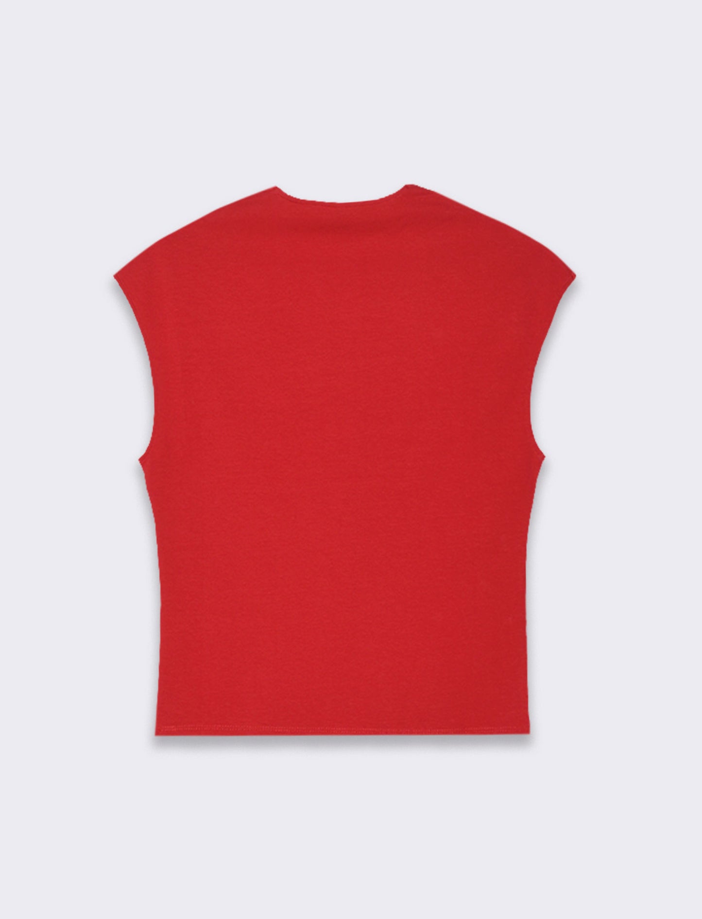 T-shirt scollo quadrato da donna - Rosso scarlatto