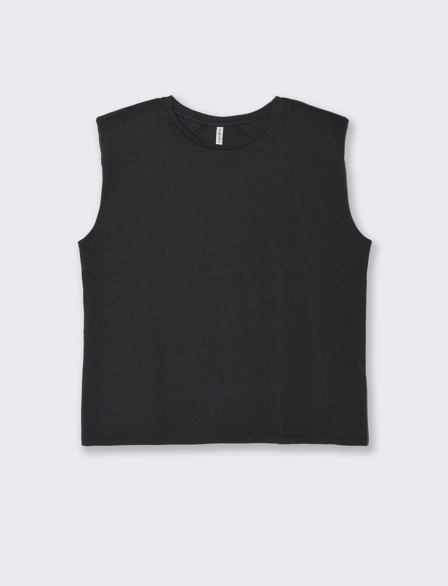 Woman's strappy t-shirt for stylish comfort - Black