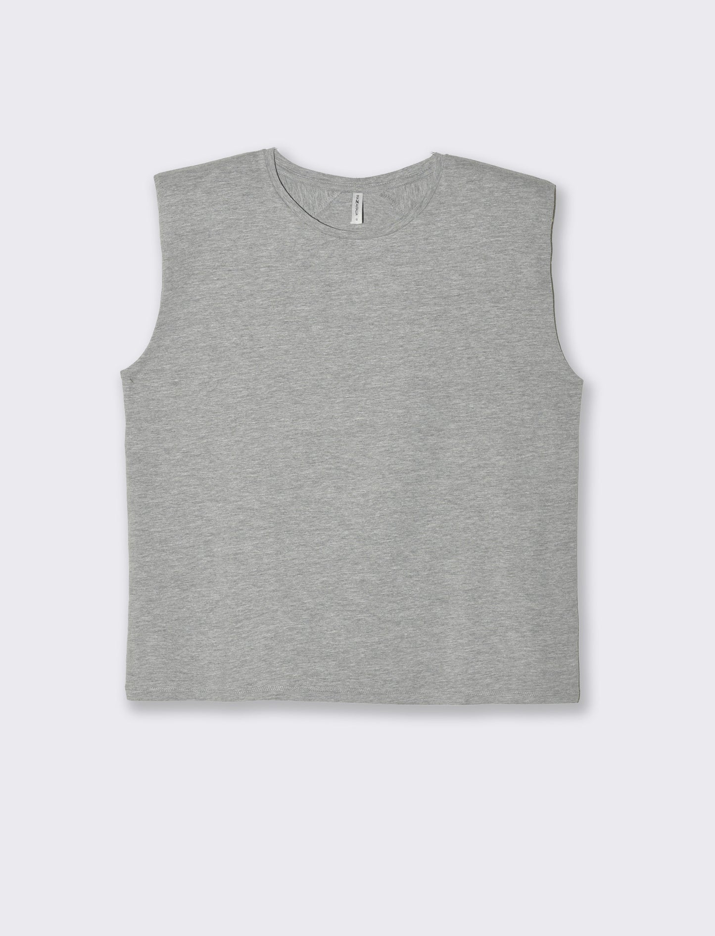 Woman's strappy t-shirt for stylish comfort - Grey