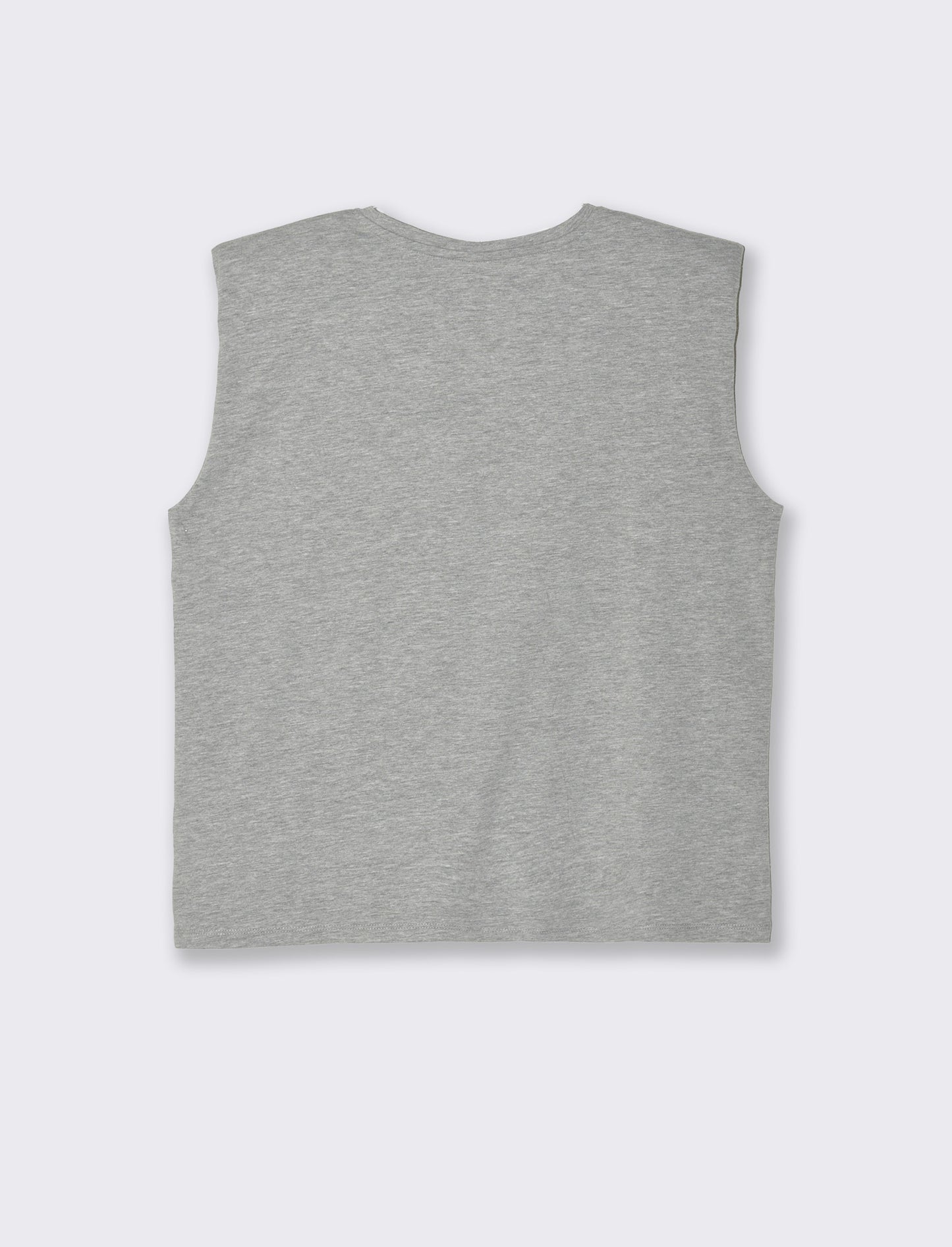 Woman's strappy t-shirt for stylish comfort - Grey