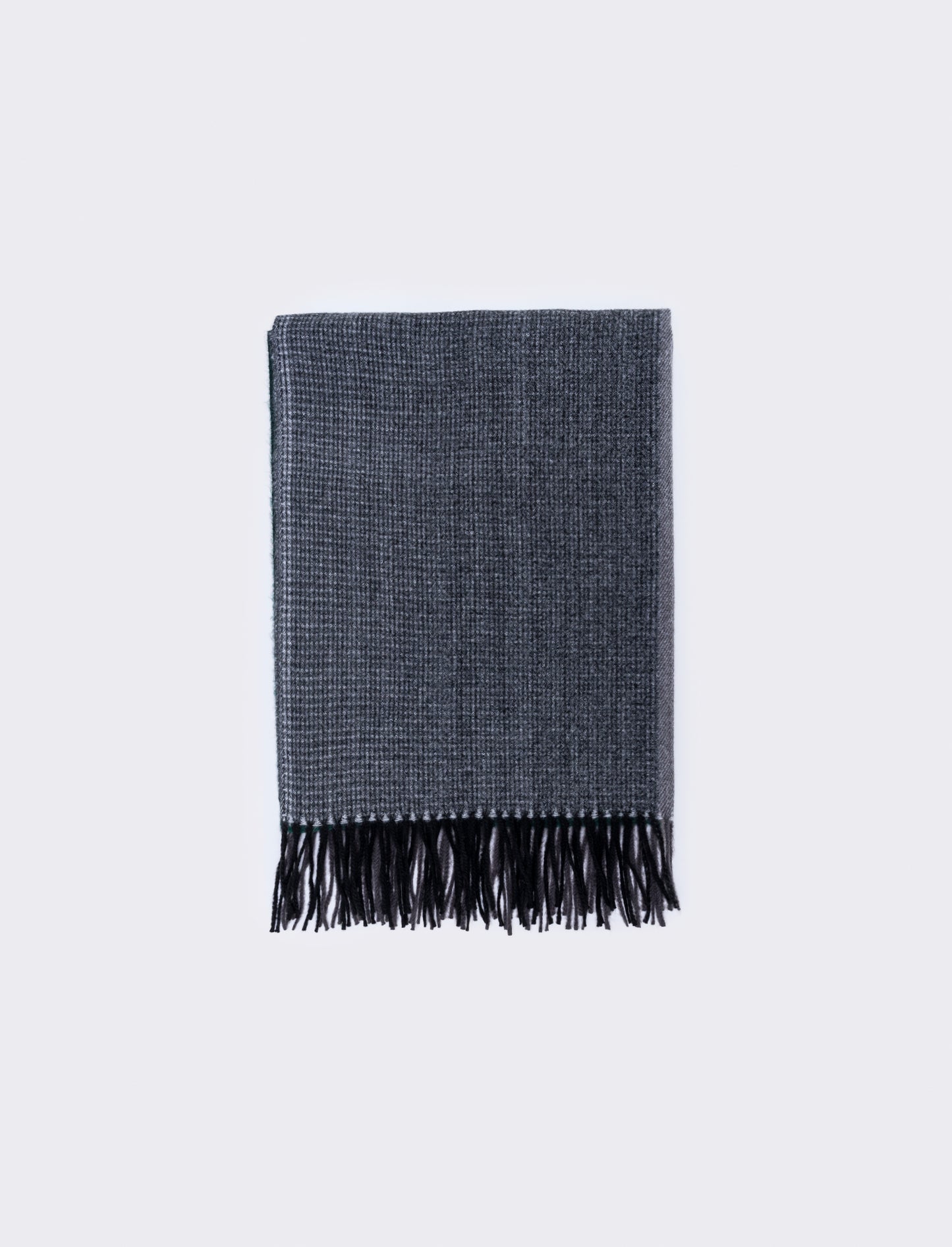 Fringed scarves for men with various designs - Green