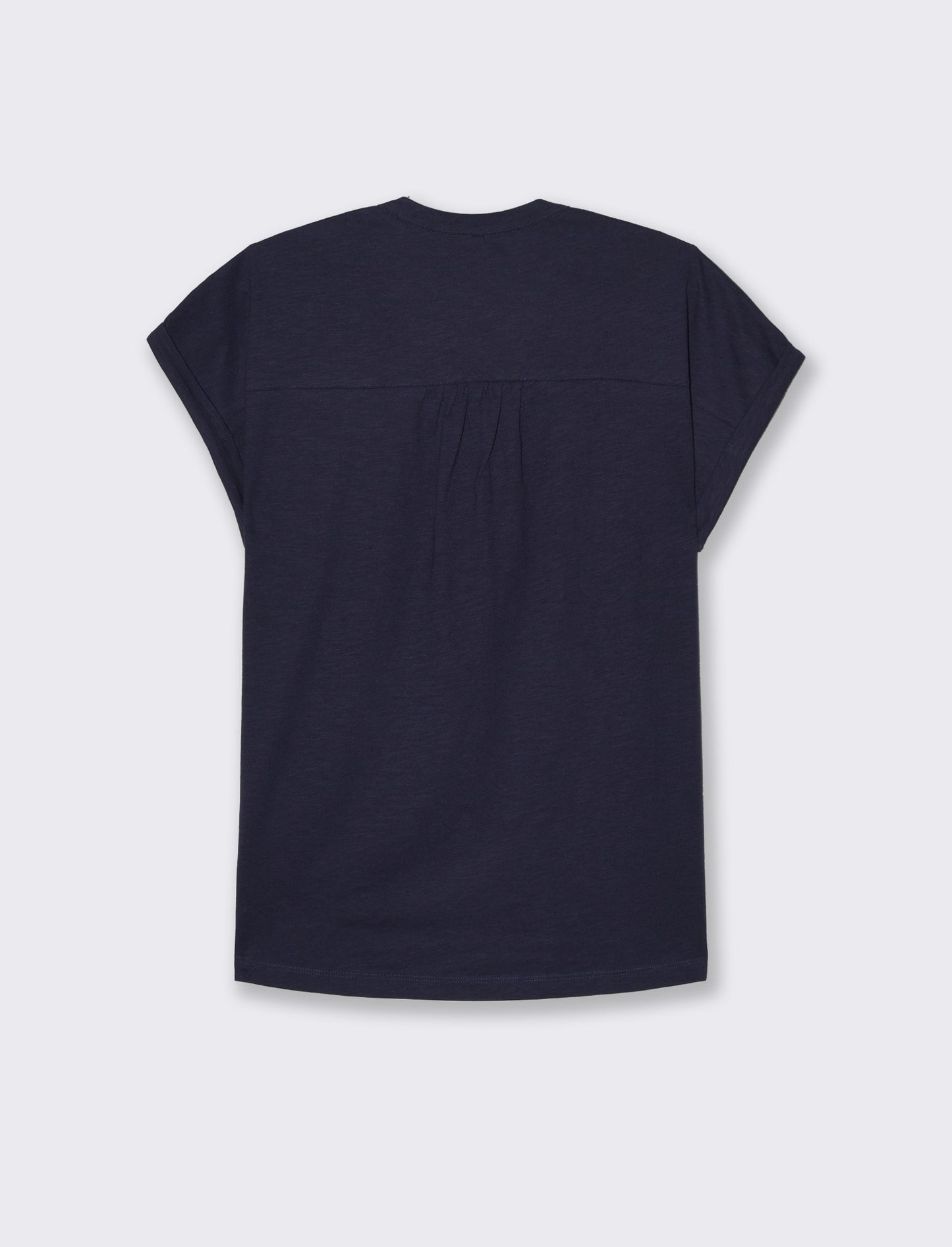 Woman's v-neck t-shirt for stylish comfort - Blue
