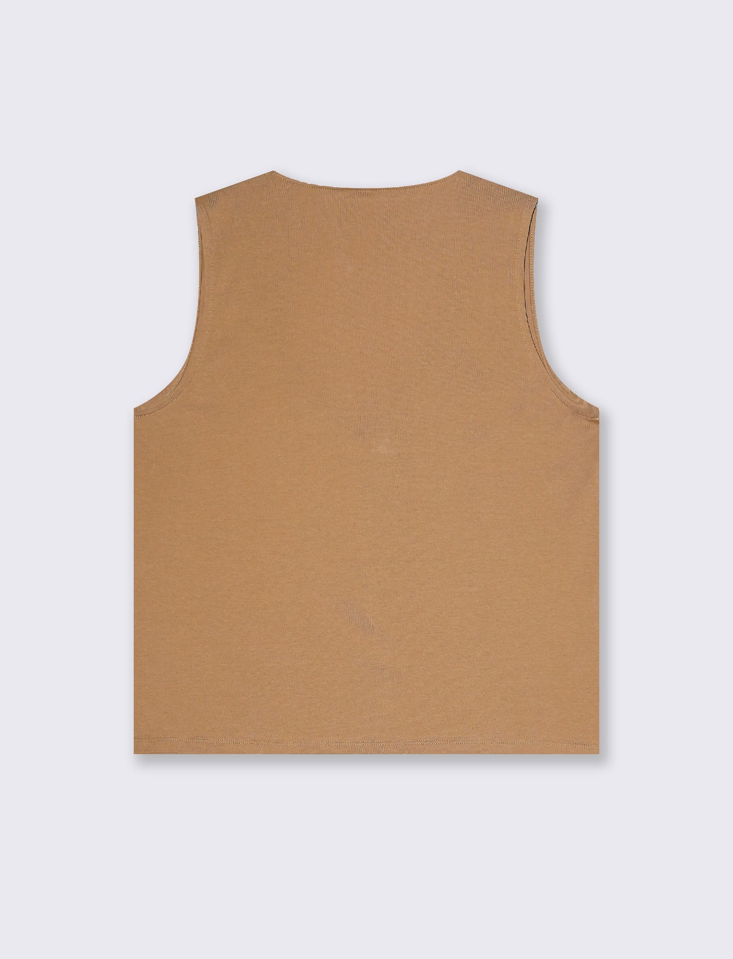 T-shirt con rouches da donna - Caramello