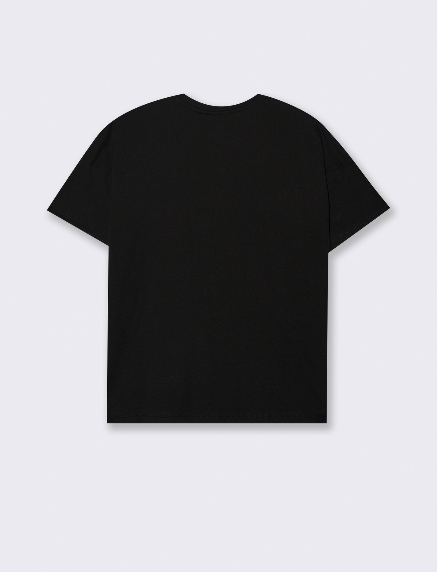 T-shirt con applicazione da donna - Nero