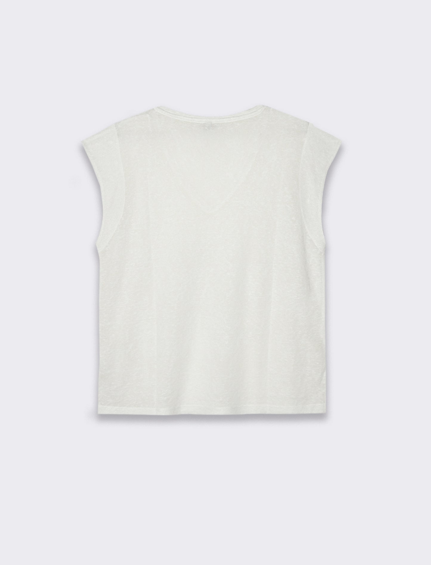 T-shirt con applicazioni da donna - Bianco