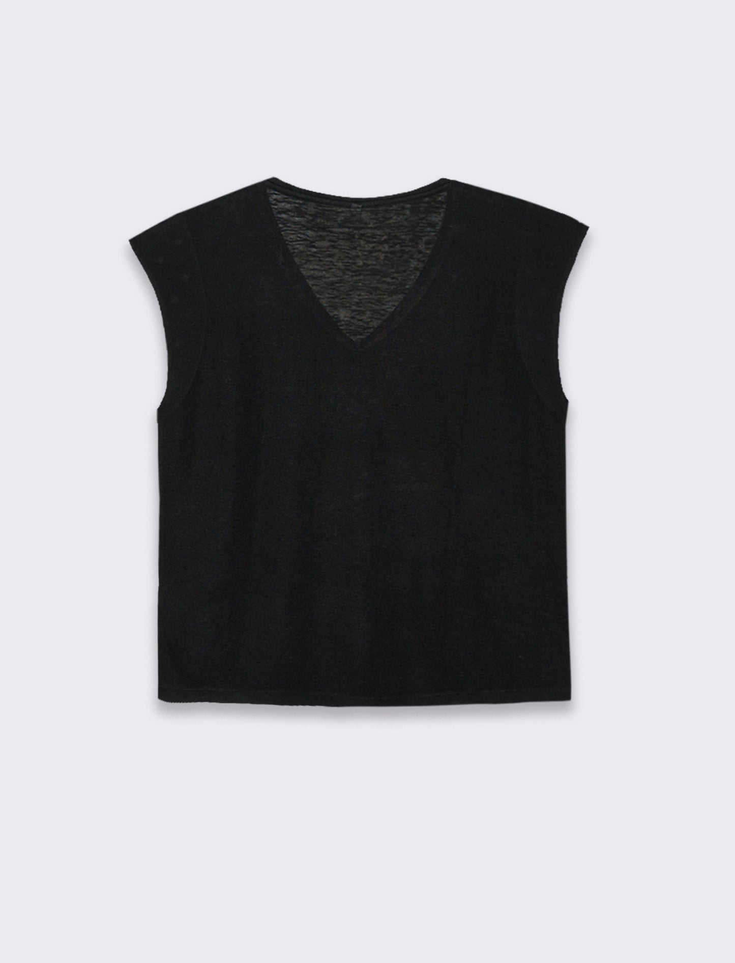 Woman's embellished t-shirt with unique designs - Black