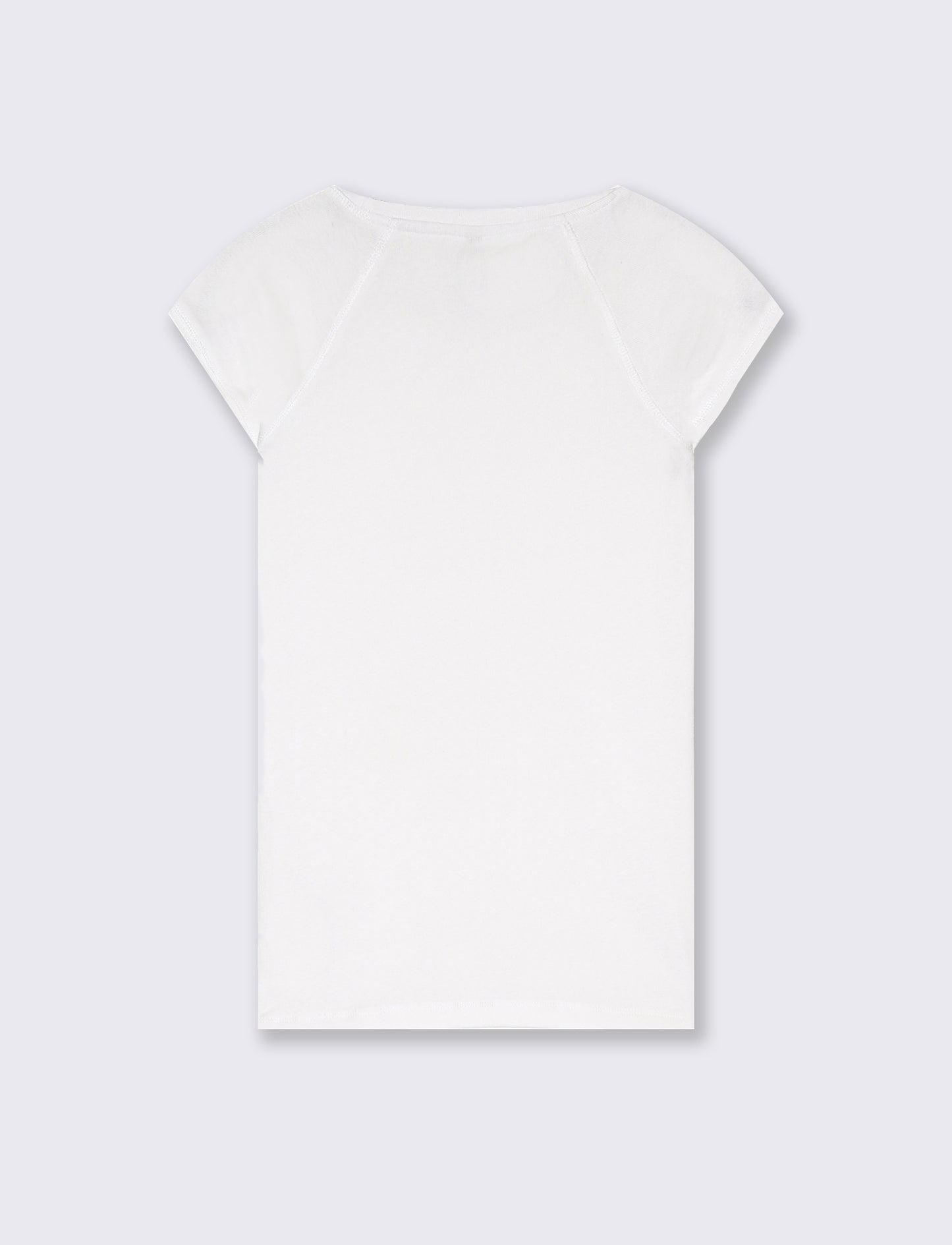 T-shirt basica da donna - Bianco