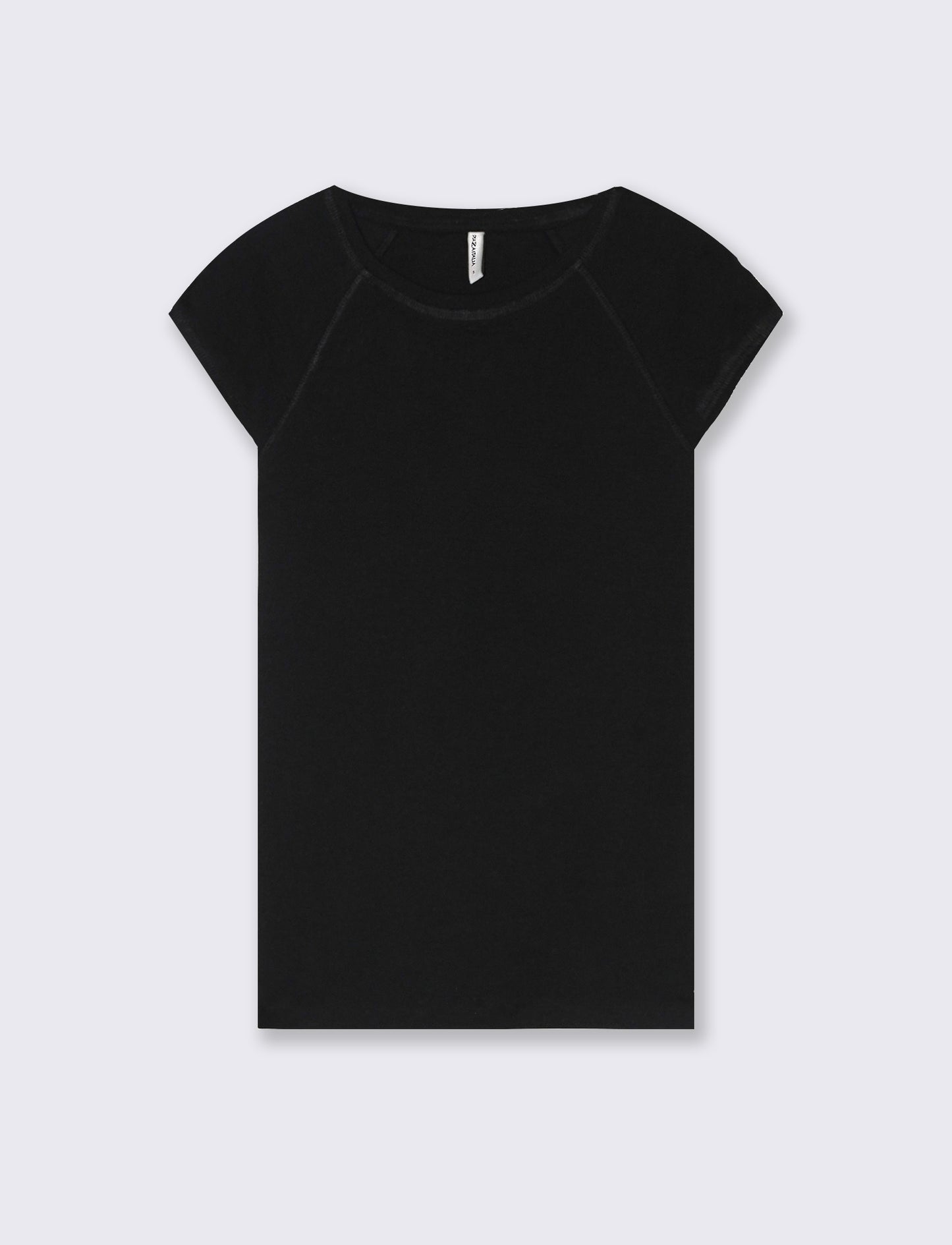 T-shirt basica da donna - Nero