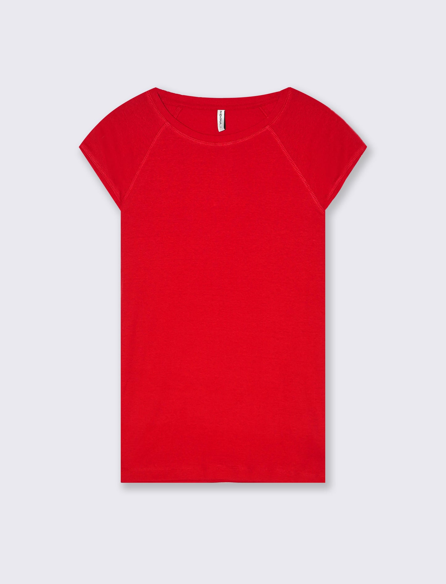 Woman's basic t-shirt for everyday wear - Red