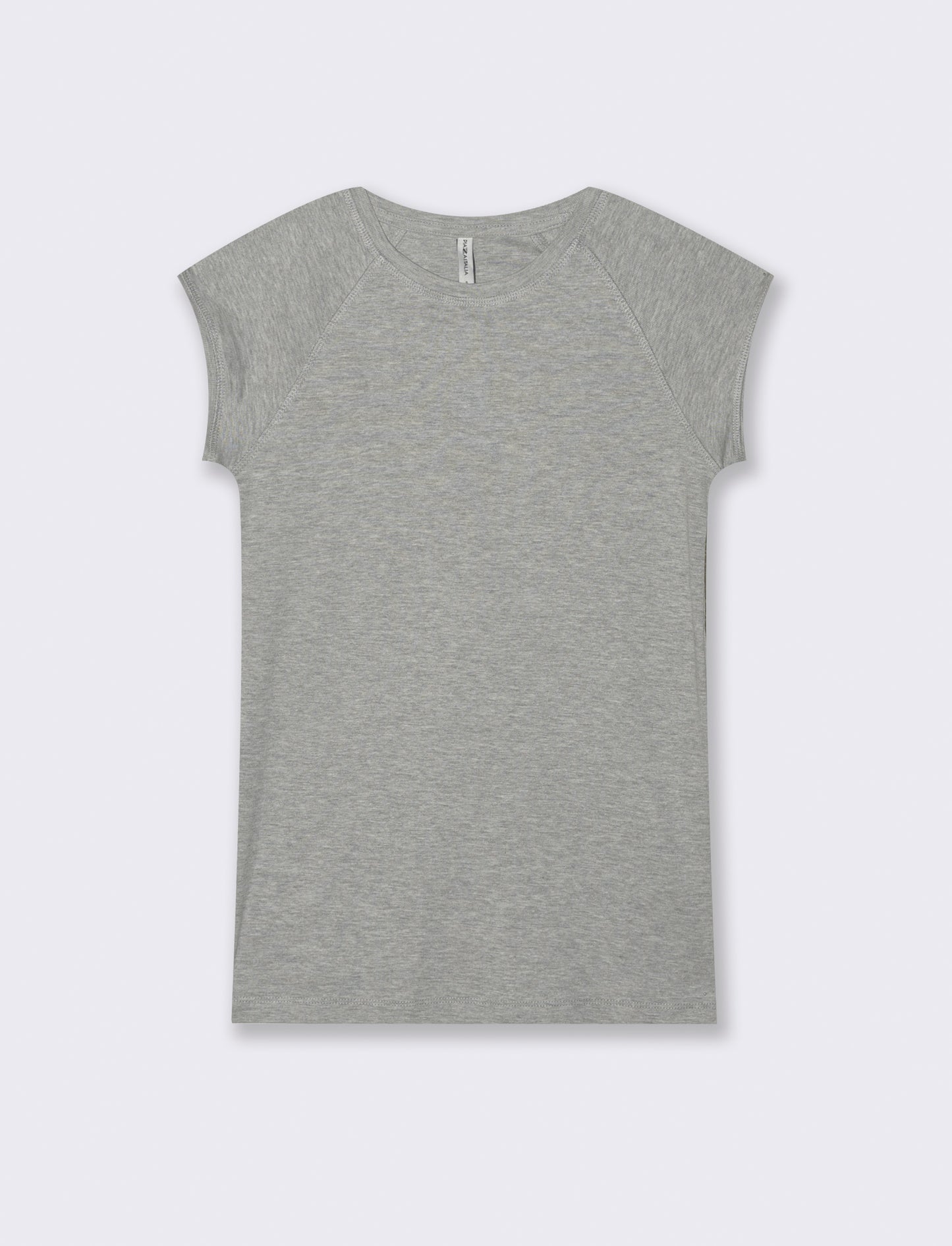 T-shirt basica da donna - Grigio mel.