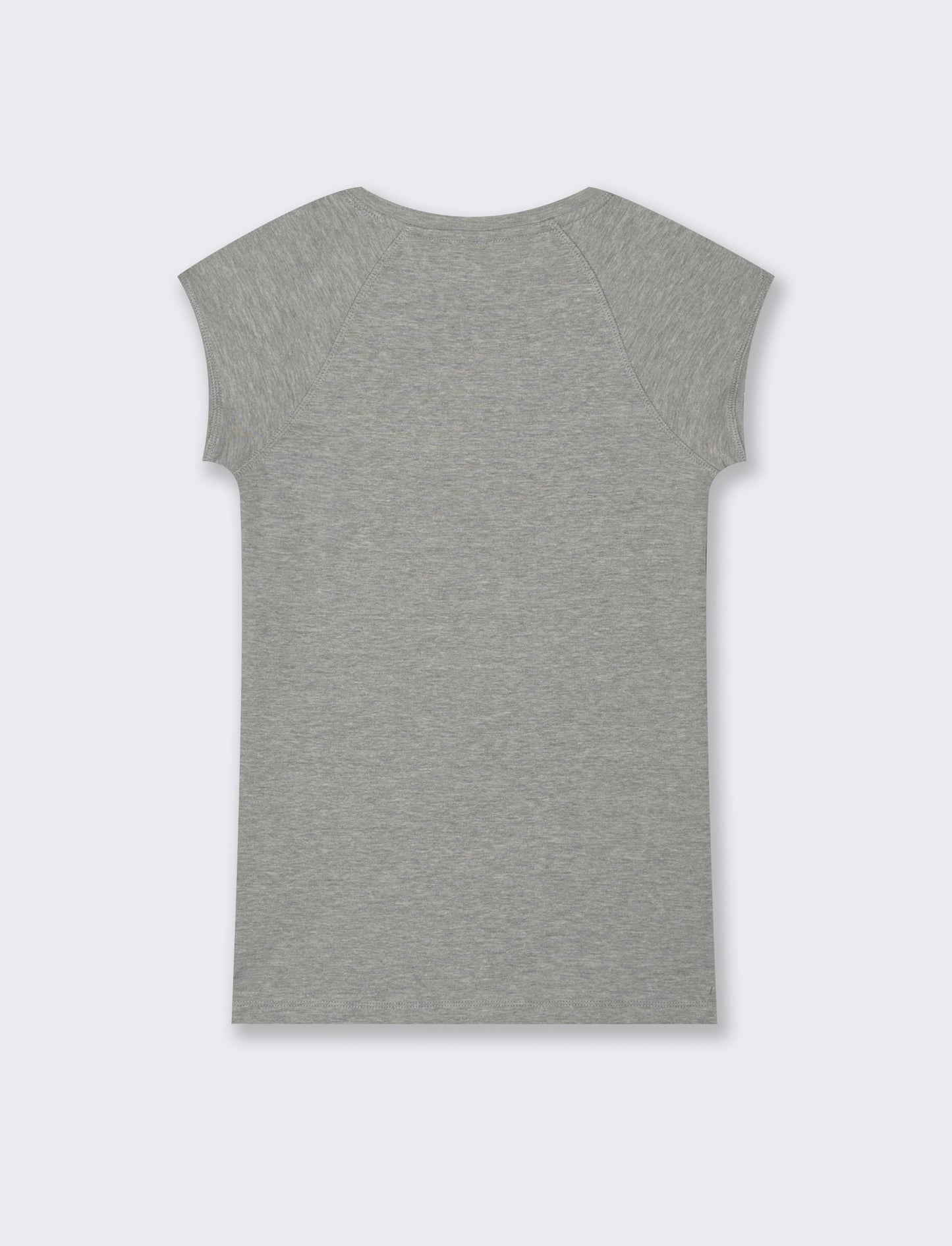 T-shirt basica da donna - Grigio mel.