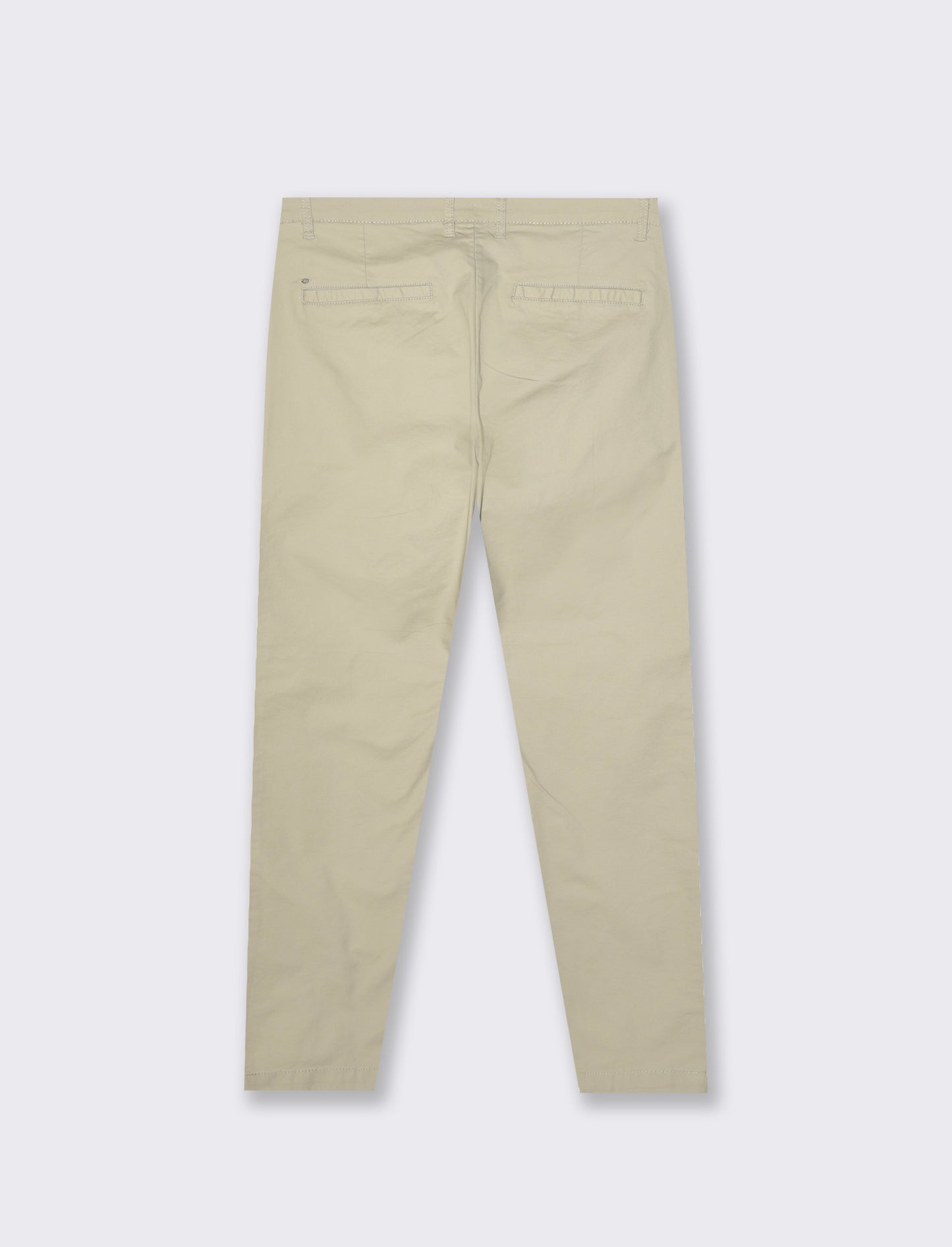 Pantaloni chino slim fit tessuto operato da uomo - Sabbia