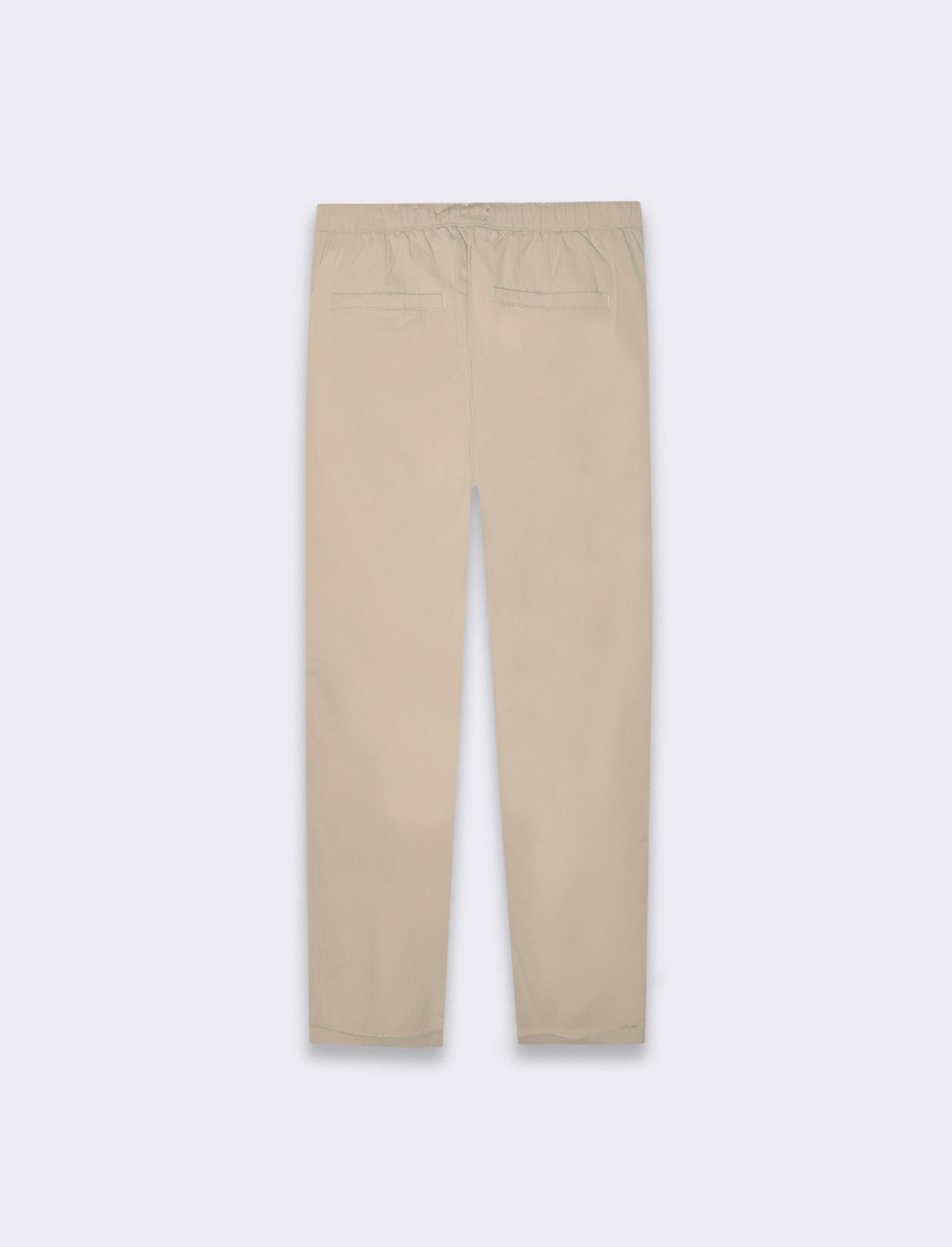 Pantaloni chino jogger struttura ottoman da uomo - Sabbia