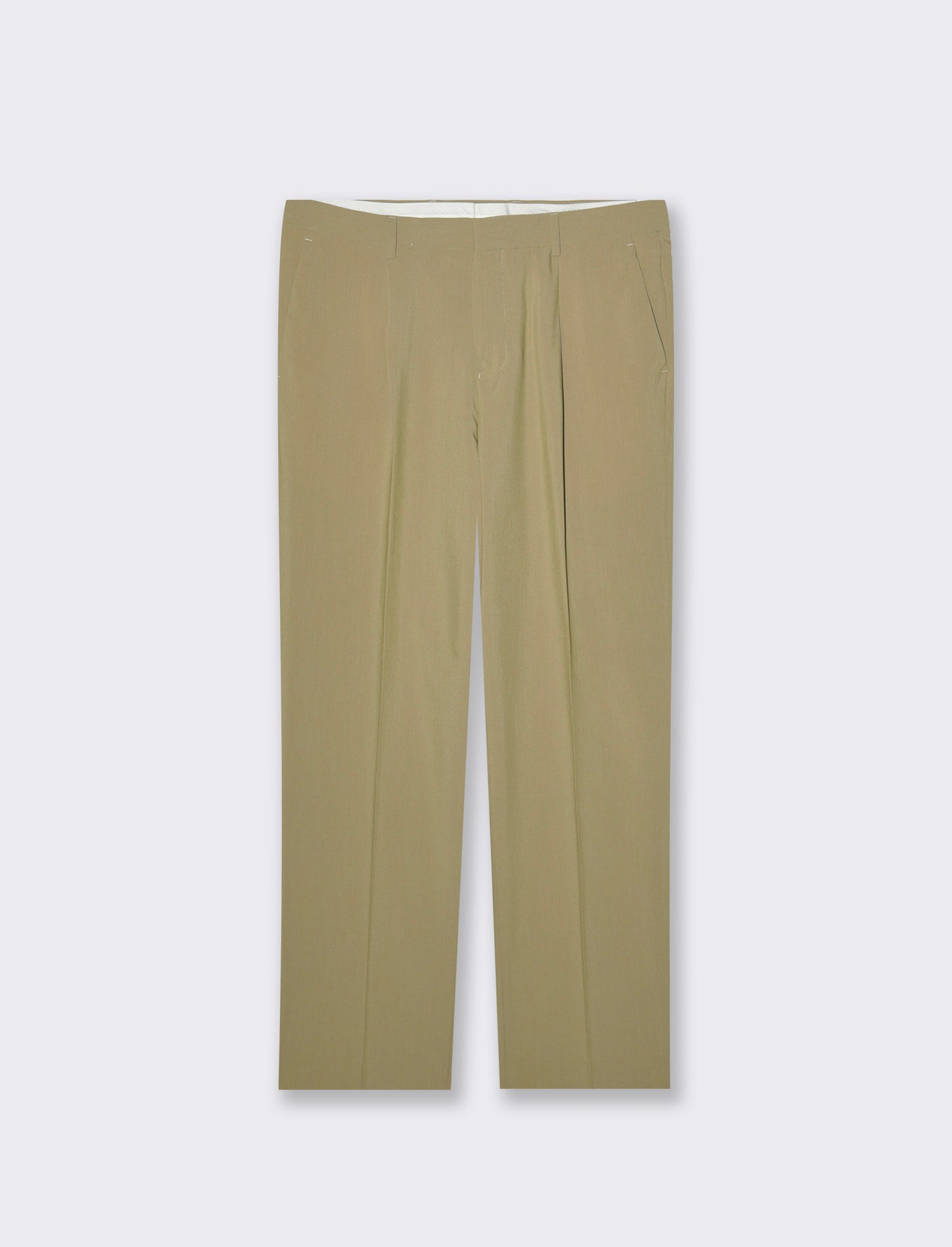 Pantaloni da completo relaxed fit da uomo - Verde