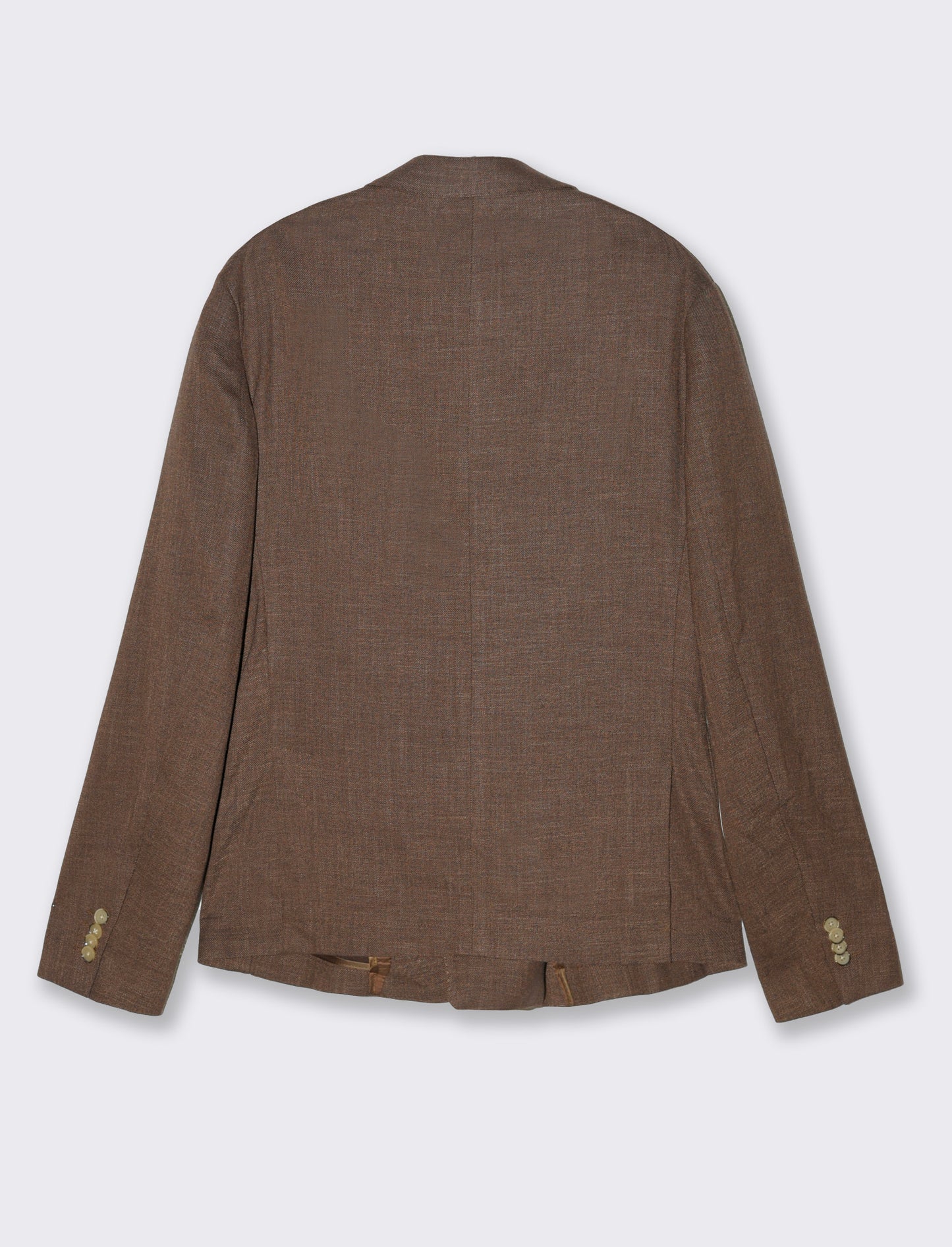 Man's double breasted blazer formal fit - Brown