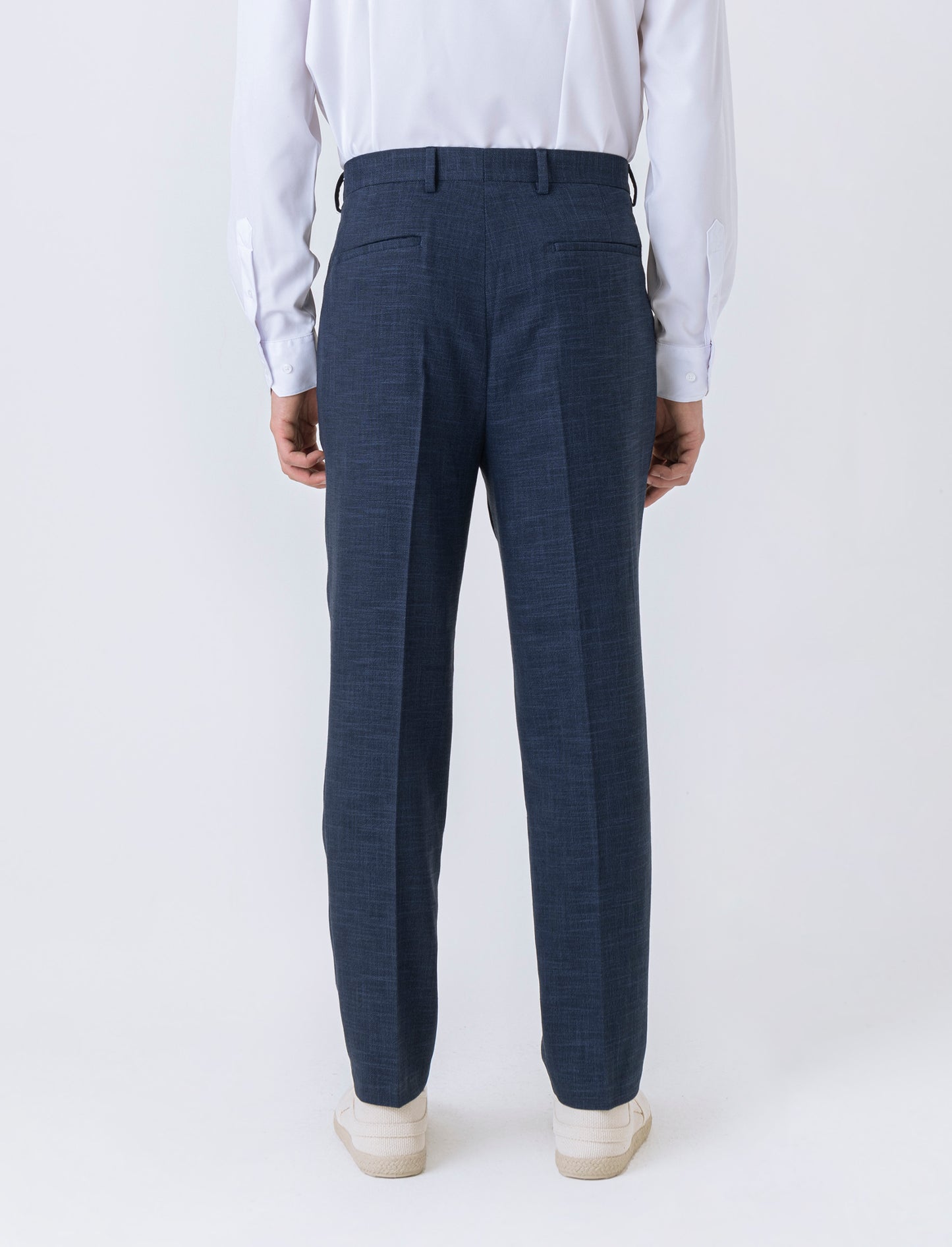Pantaloni da completo formal fit da uomo - Blu