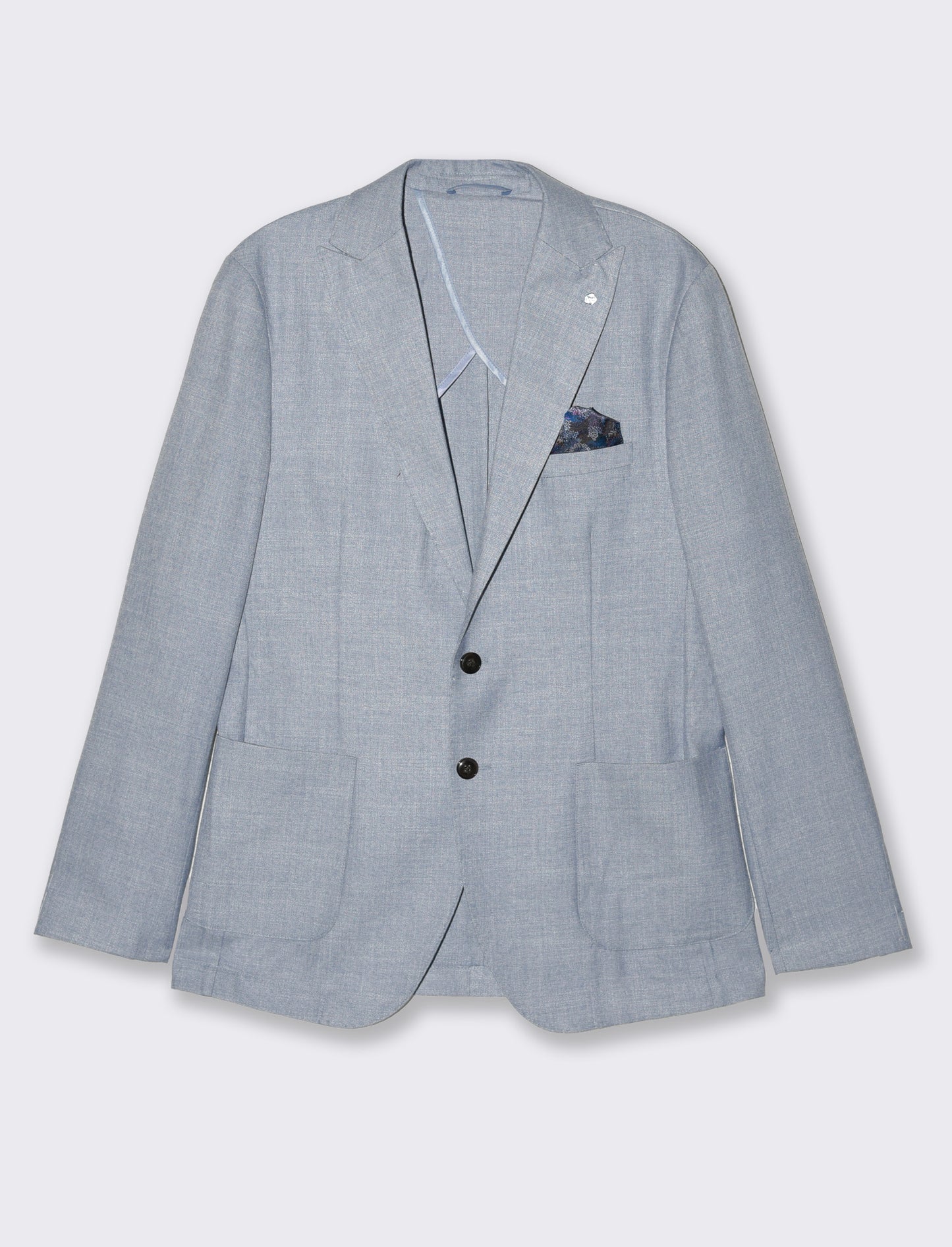 Man's formal fit blazer for complete look - Sky blue