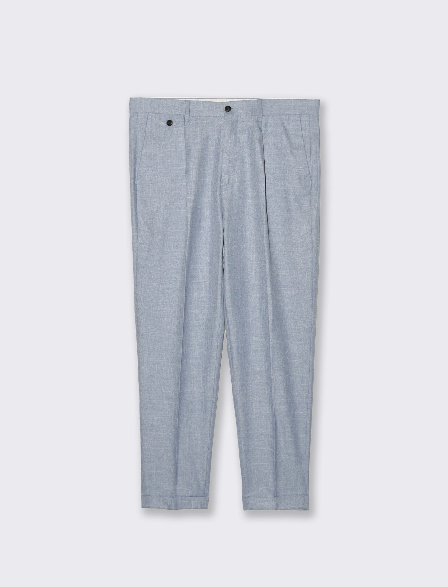 Pantaloni da completo formal fit da uomo - Celeste