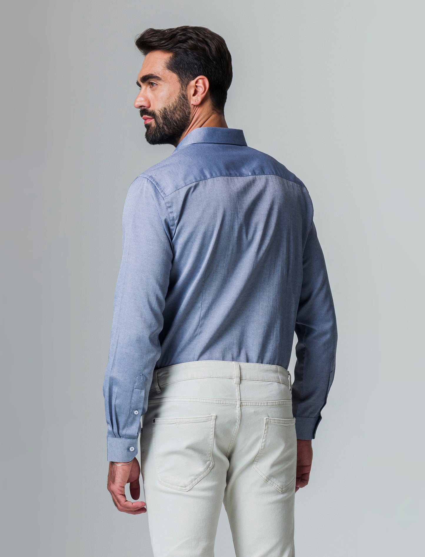 Man's regular fit oxford shirt - Blue