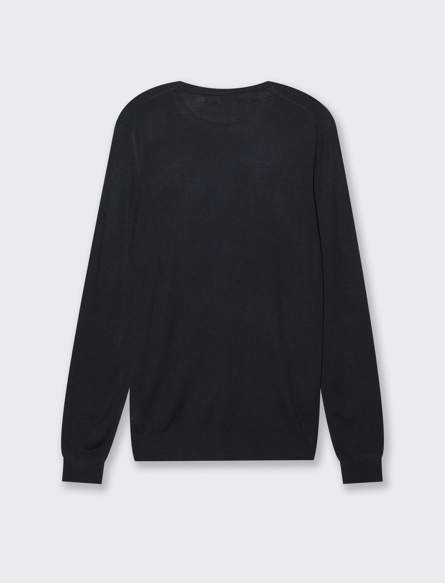 Maglia basic effetto cachemere da uomo - Blu