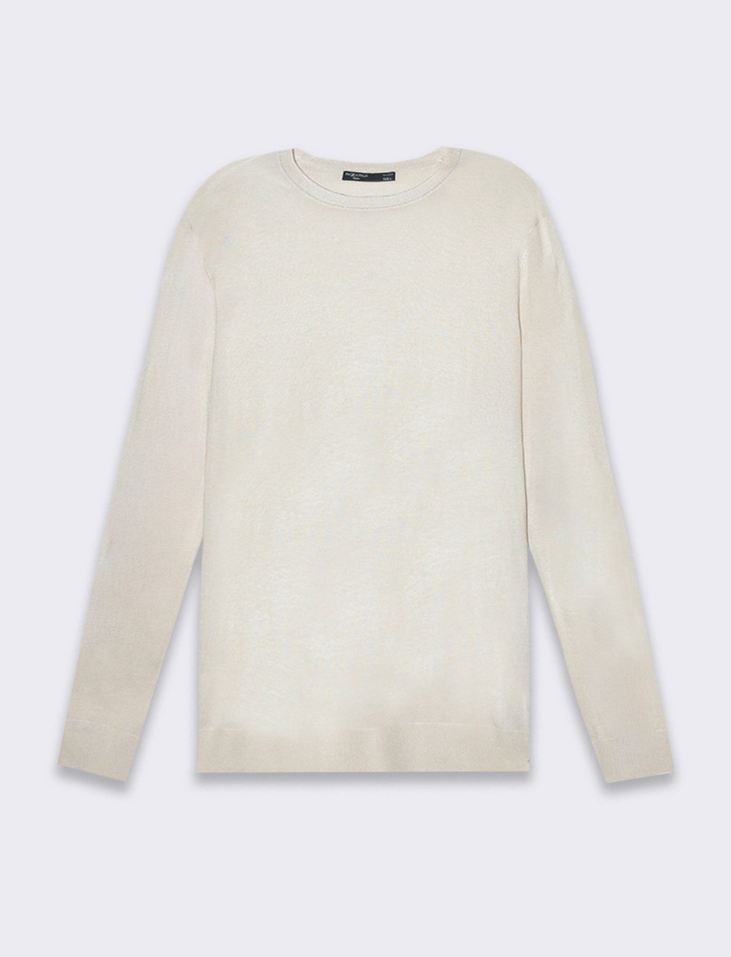 Maglia basic effetto cachemere da uomo - Grigio ghiaccio