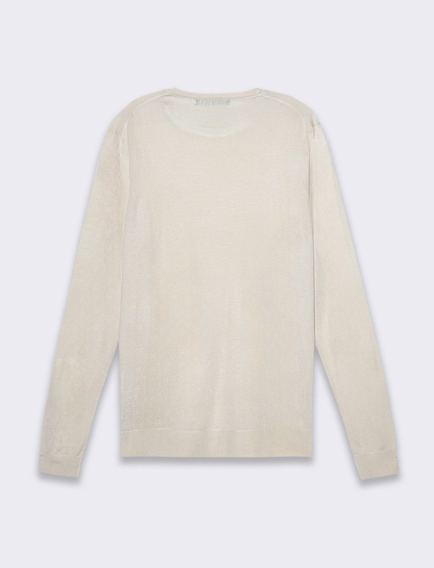 Maglia basic effetto cachemere da uomo - Grigio ghiaccio