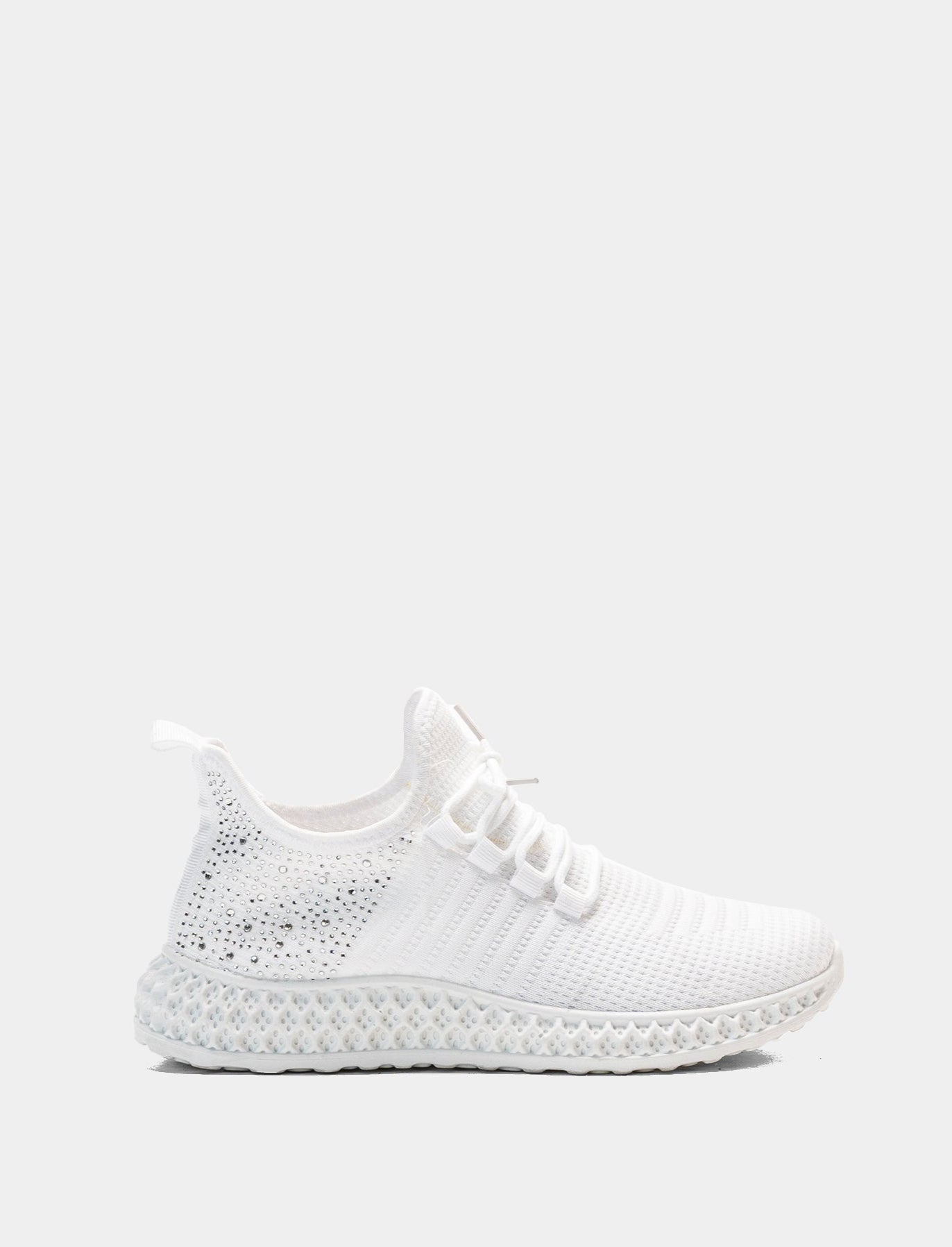 Sneakers da donna con strass - Bianco