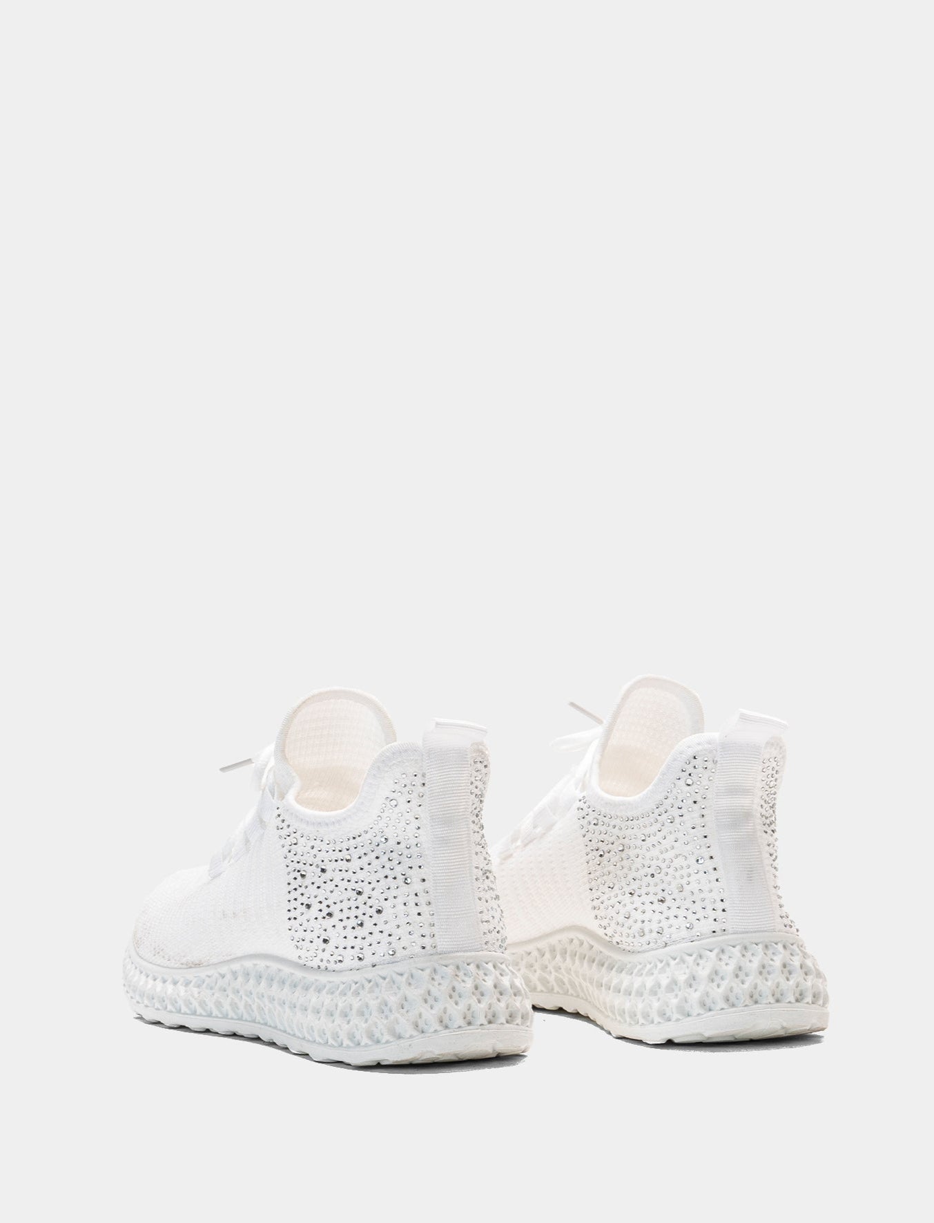 Sneakers da donna con strass - Bianco